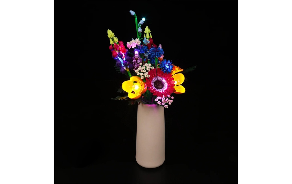 BrickBling Lumières-LED pour LEGO® Bouquet de fleurs sauvages (10313)
