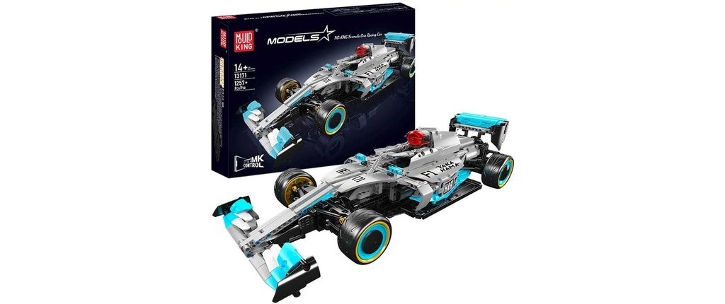 Mould King 13171 Voiture de course Formule 1-Motorsport 1:10 compatible RC