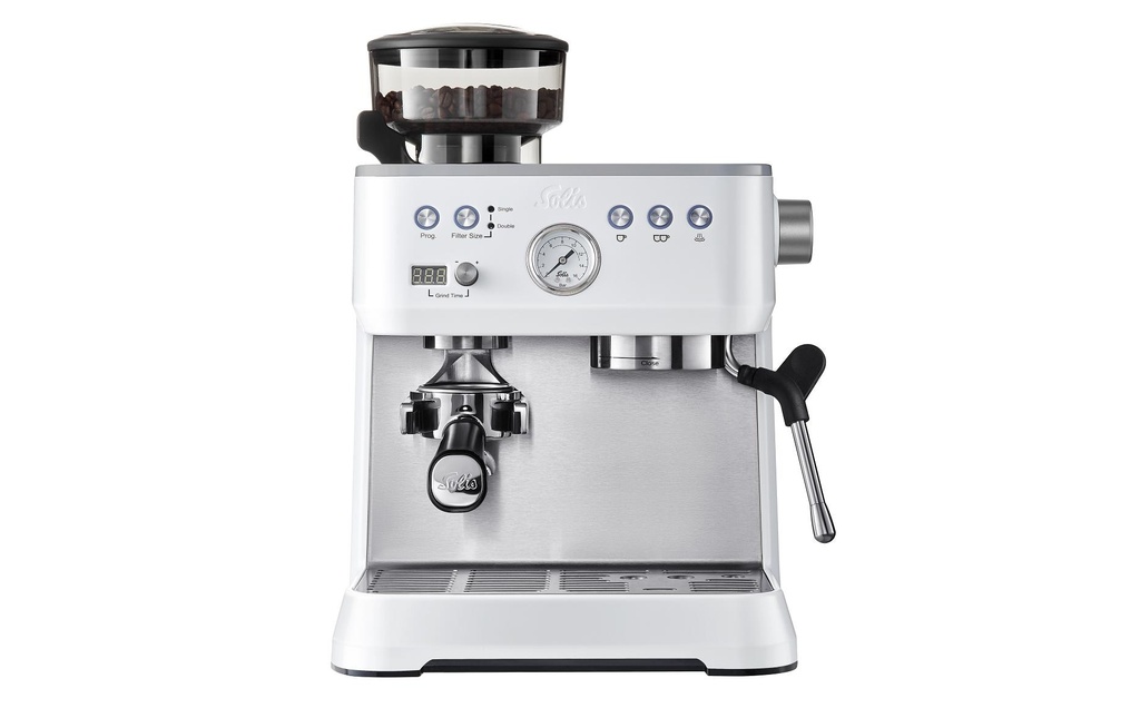 Solis Machine à expresso Grind & Infuse Perfetta Blanc