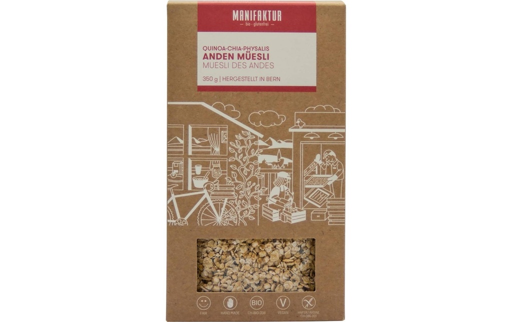 Manifaktur Muesli de quinoa des Andes 350 g