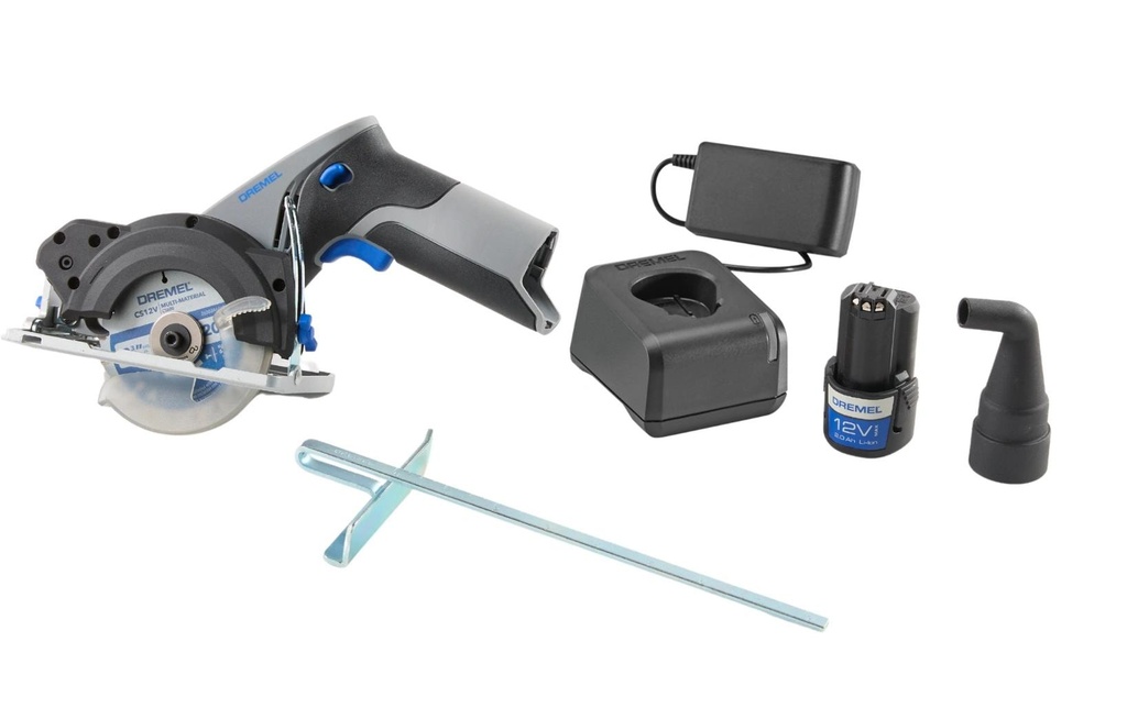 Dremel DREMEL Scie circulaire compacte, batterie 12 V 2 Ah
