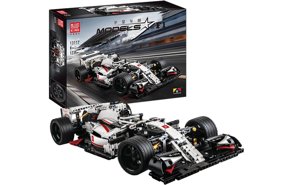 Mould King Voiture de course F1 Blanc
