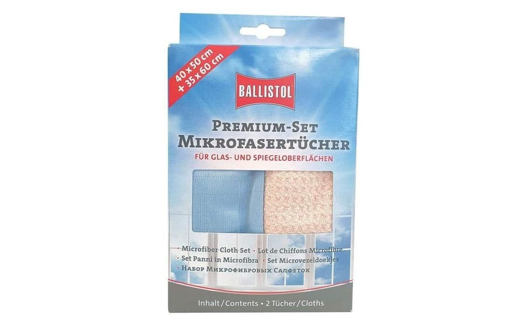 Ballistol Chiffons en microfibre, set de 2