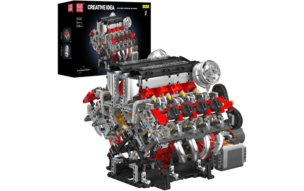 Mould King F488 Supercar V8 Moteur Électrique