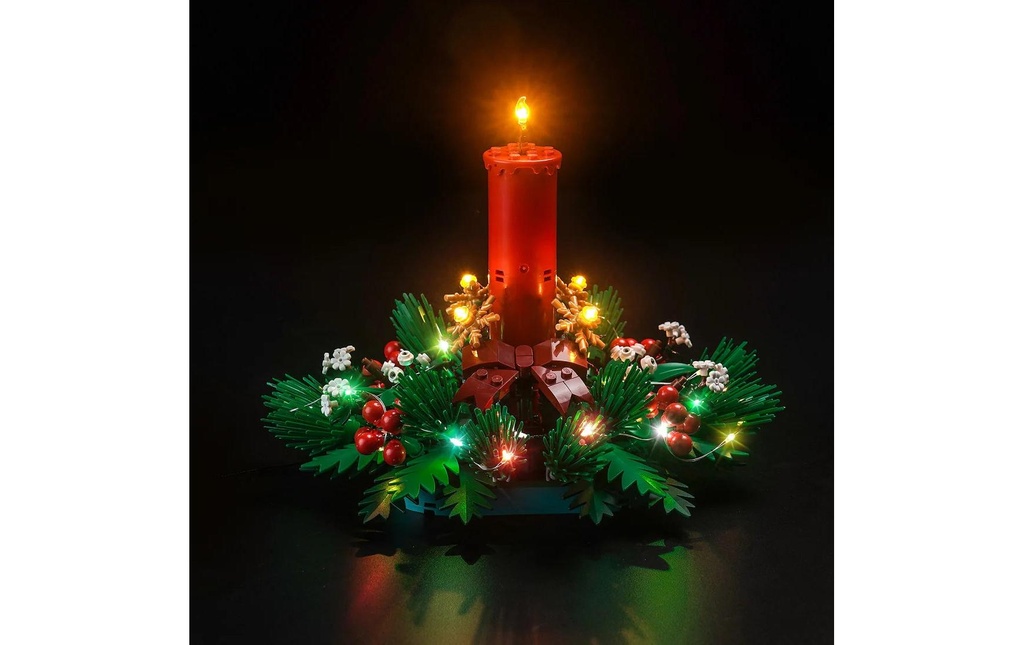 BrickBling Lumières-LED pour LEGO® Arrangement de Noël (40743)