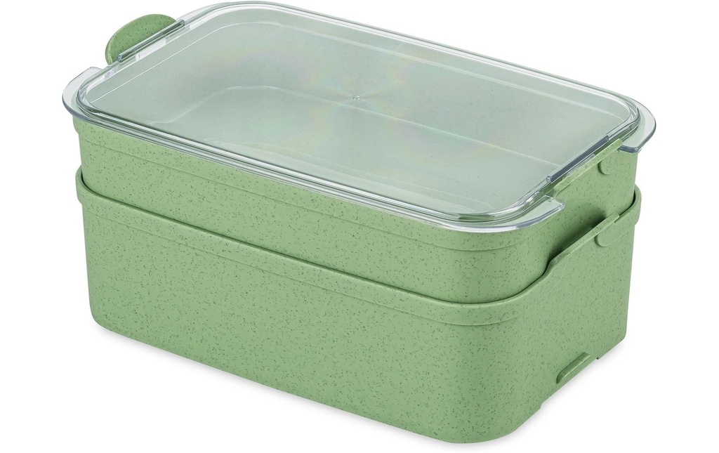 Koziol Boîte casse-croûte Stakk 2 l, Vert