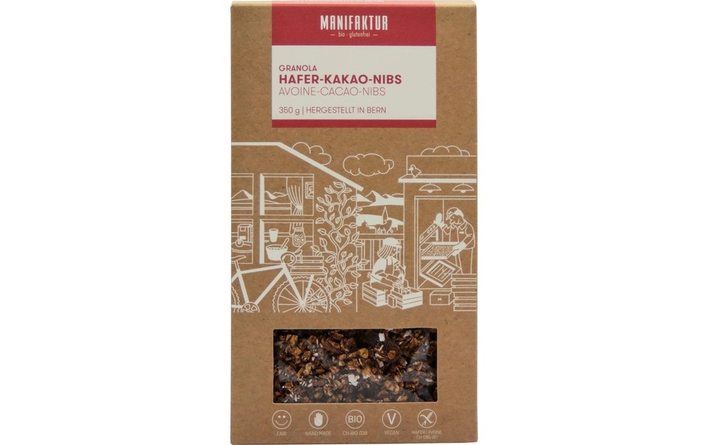 Manifaktur Céréales Granola avoine-cacao nibs 350 g