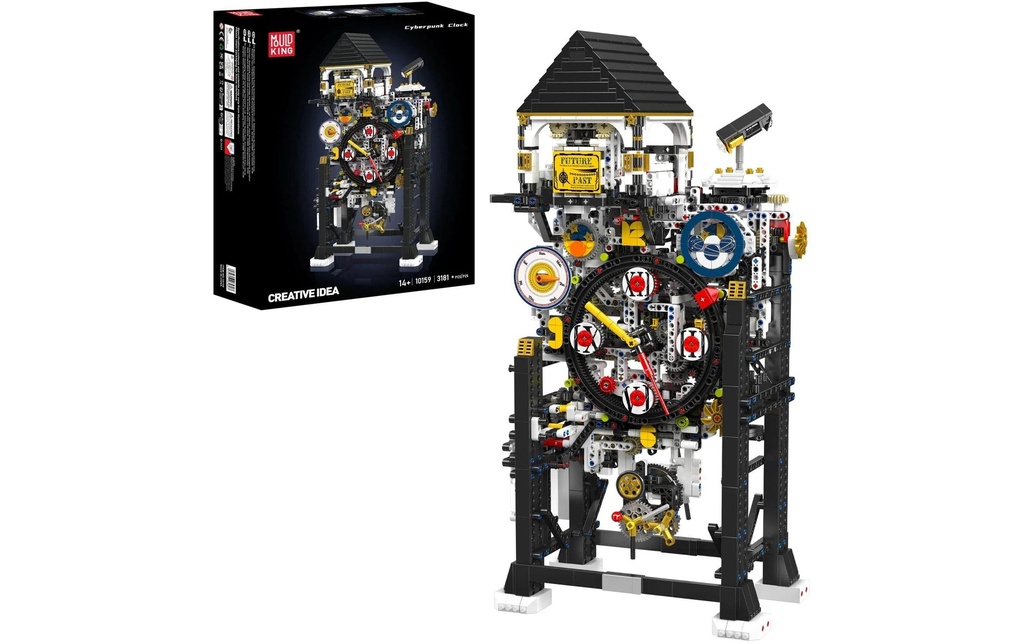 Mould King Horloge mécanique cyberpunk pour les passionnés de technique
