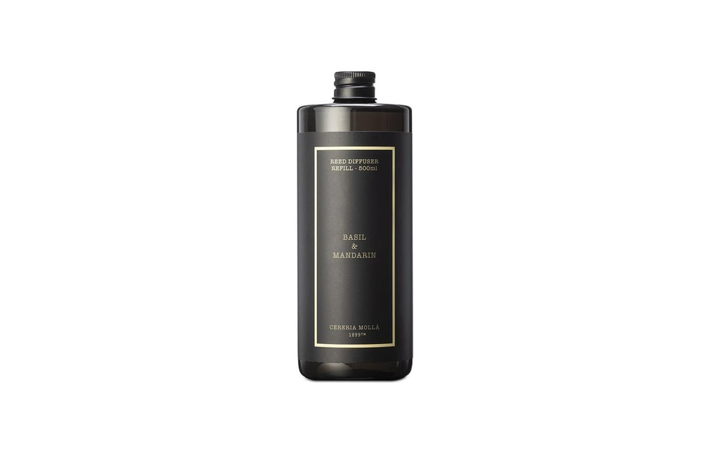 Cerería Mollá Recharge Basil & Mandarin 500 ml
