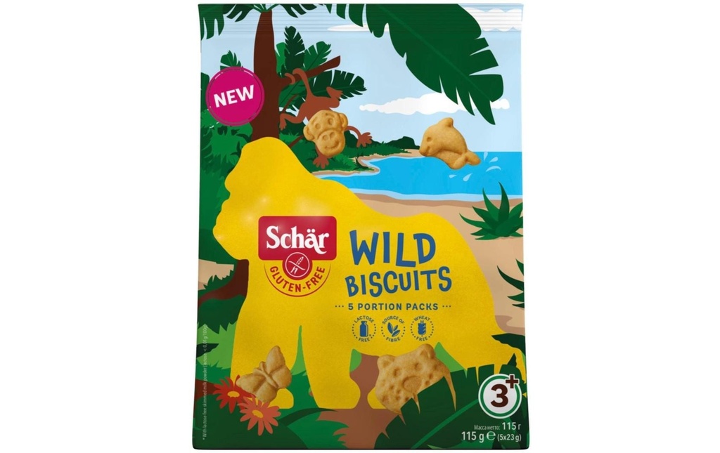 Dr.Schär Biscuits sauvages sans gluten 115 g