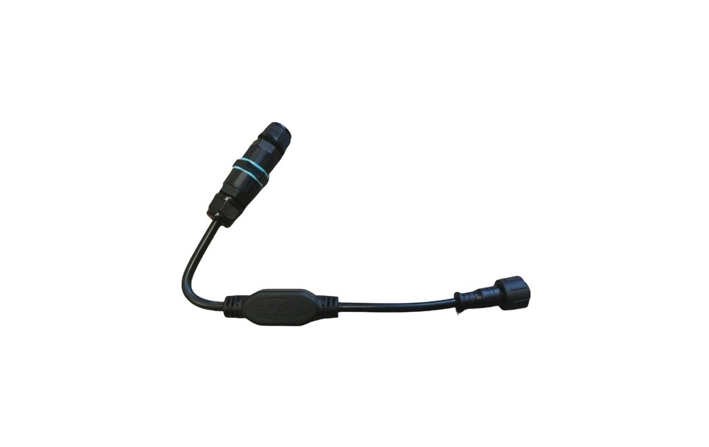 Schönenberger Câble de raccordement 24 V, 36W, IP67, 20 cm H03 VVF