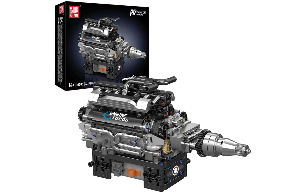 Mould King Moteur RP V12 Modèle électrique