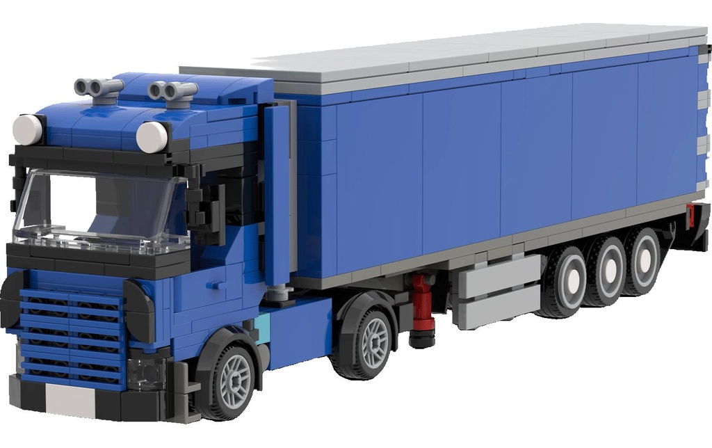 Brixies Plus Camion avec semi-remorque