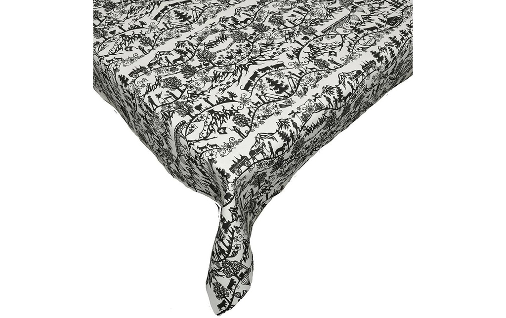 Hubatka Nappe Megaline, Découpage, 140 x 220 cm