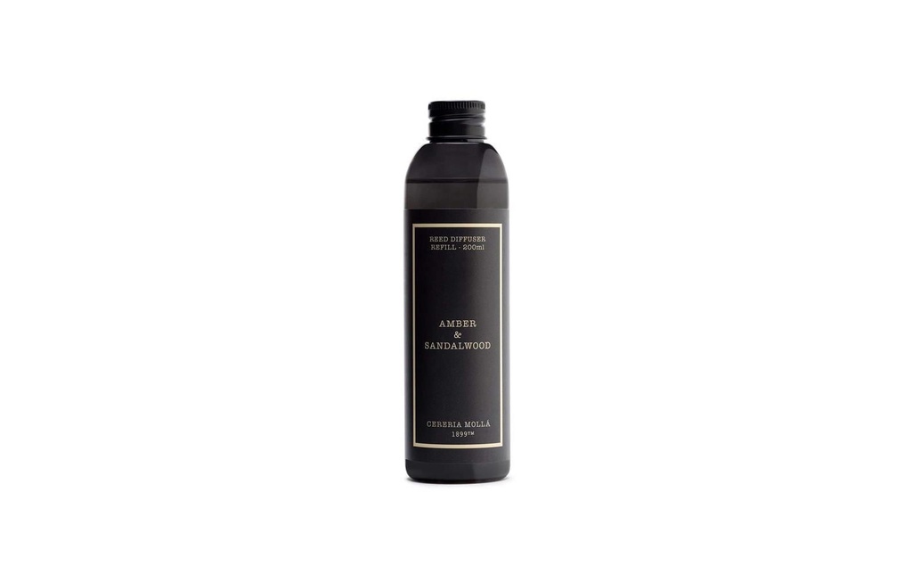 Cerería Mollá Recharge Amber & Sandalwood 200 ml