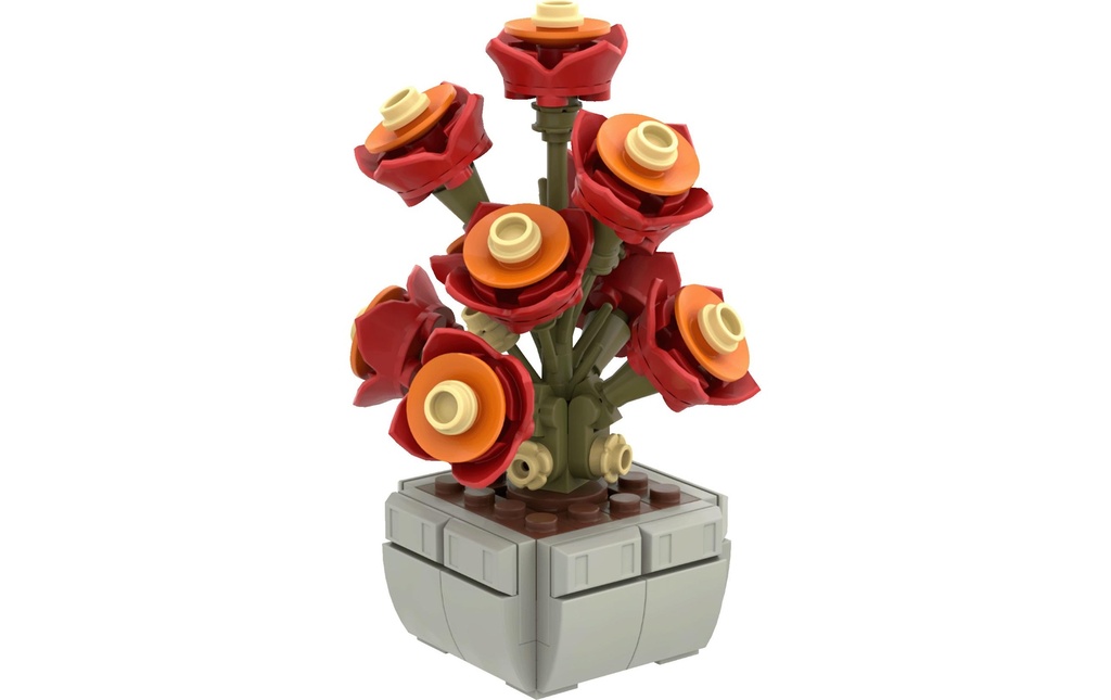 Brixies Plus Mini fleur Sunset