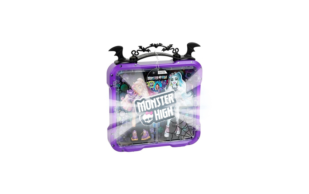 Klein-Toys Valise vitrine Monster High pour 4 poupées