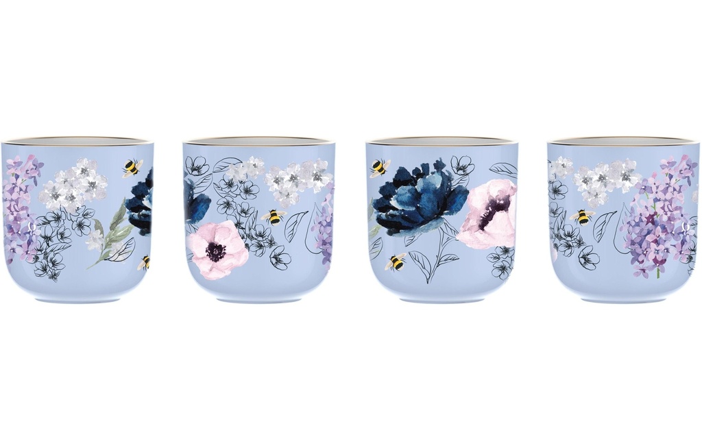 Bialetti Tasse universelle 4 pièces, 80 ml