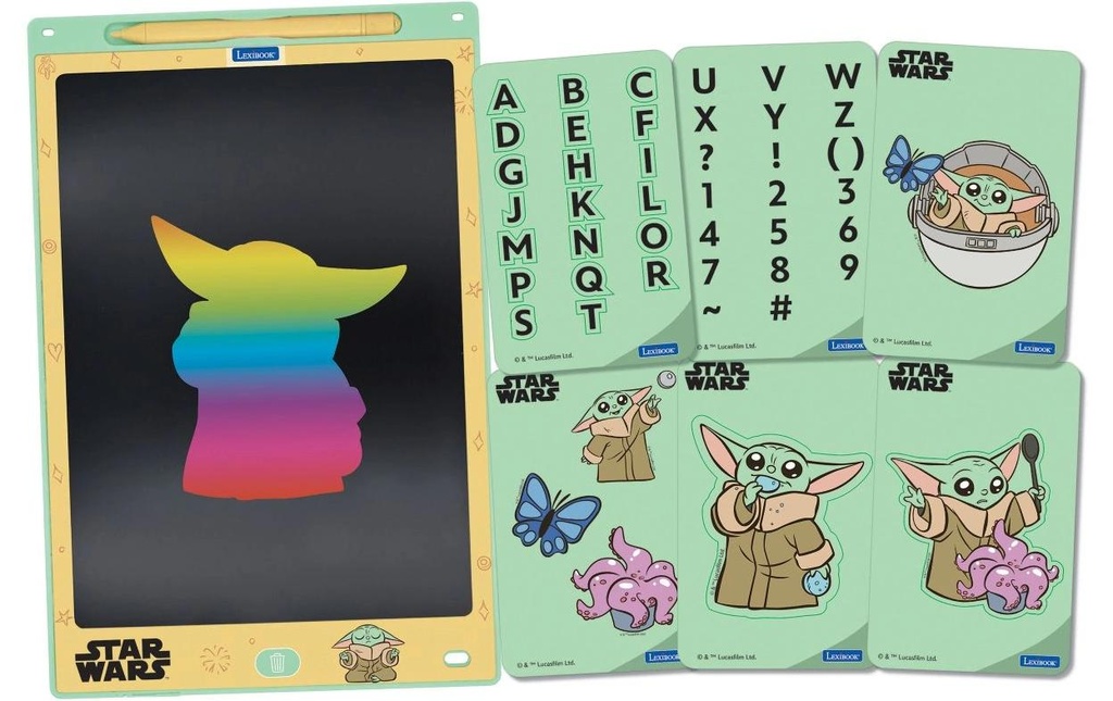 Lexibook Tablette à dessin éducative Bluey 11 Star Wars