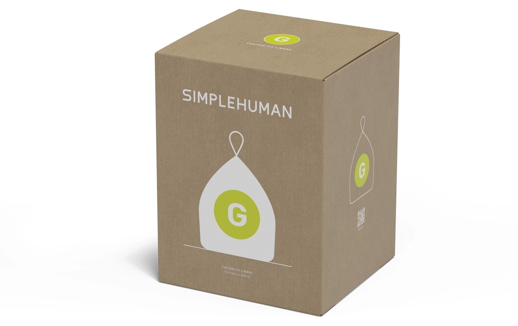 Simplehuman Sacs poubelle Code G, 30 l, 100 pièces