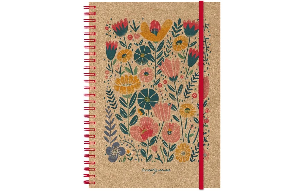 [864607027] NATUR VERLAG Agenda K.Flowers 1s/2p 148x210