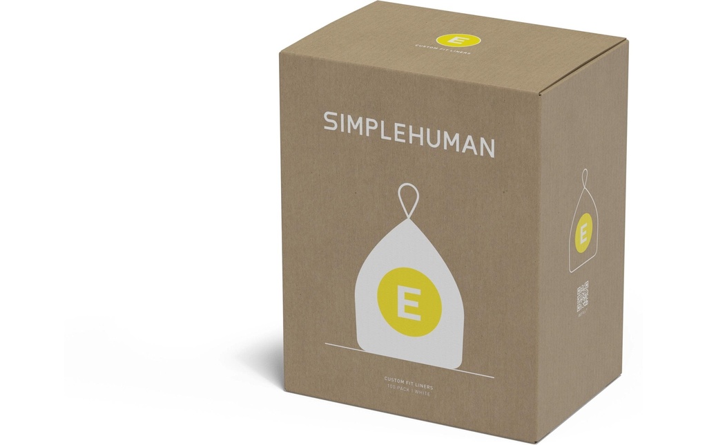 Simplehuman Sacs poubelle Code E, 20 l, 100 pièces