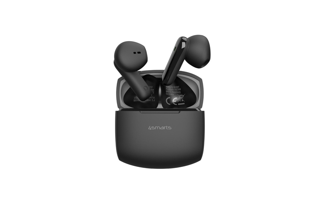 4smarts Écouteurs True Wireless In-Ear SkyBuds Air Noir