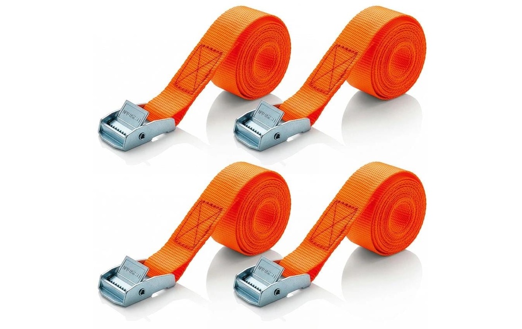 EASYmaxx Sangle de serrage 500 x 2.5 cm Orange