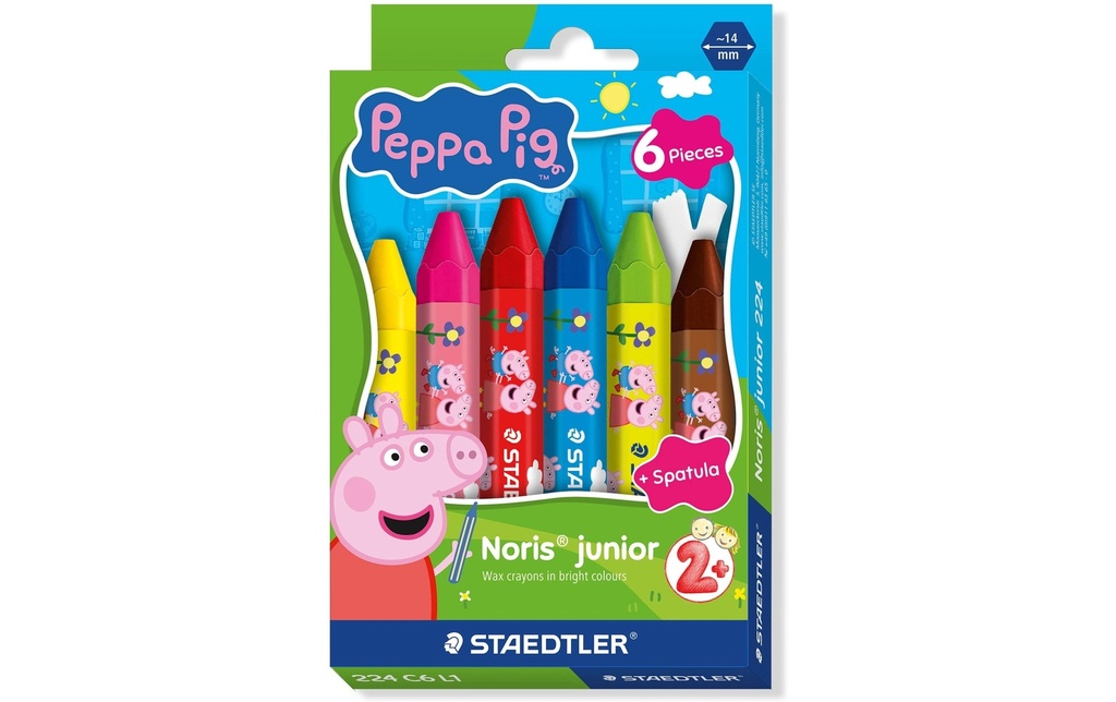 STAEDTLER Craie cire Noris PeppaPig 6pcs (6 pces)