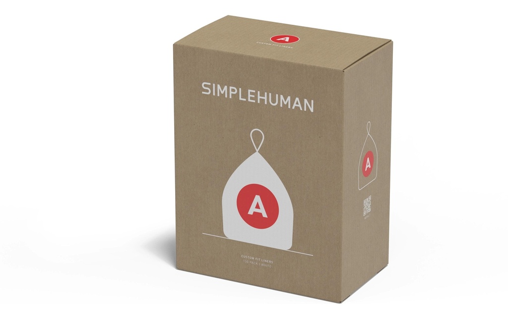 Simplehuman Sacs poubelle Code A, 4.5 l, 150 pièces