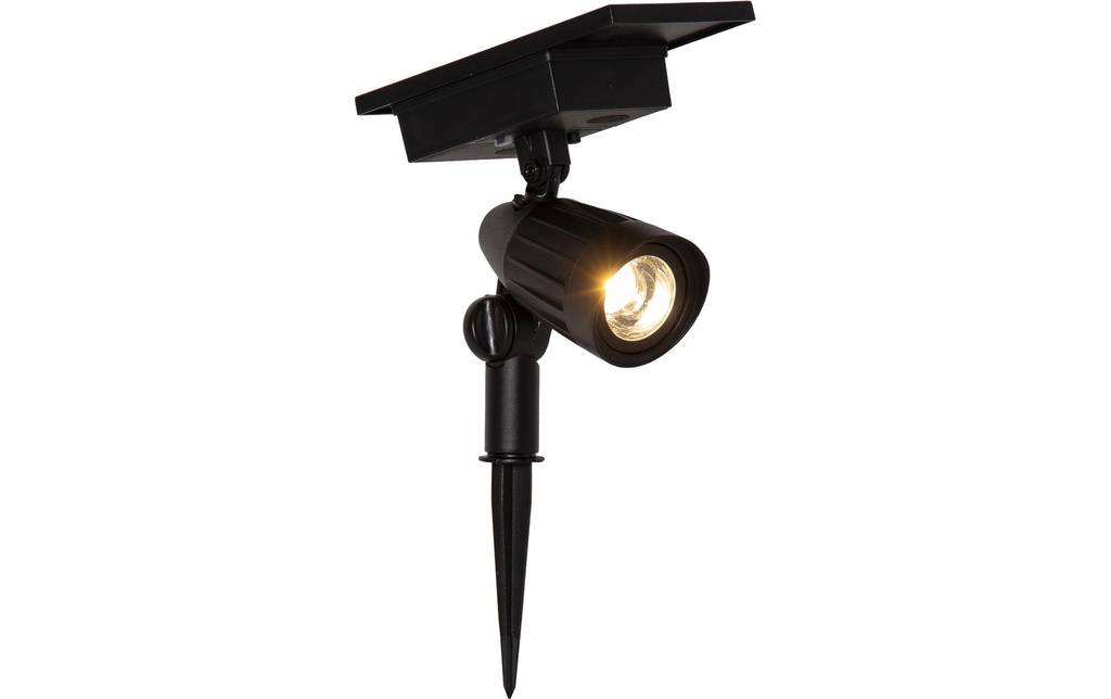 Star Trading Solar Spotlight Powerspot RGBW, noir