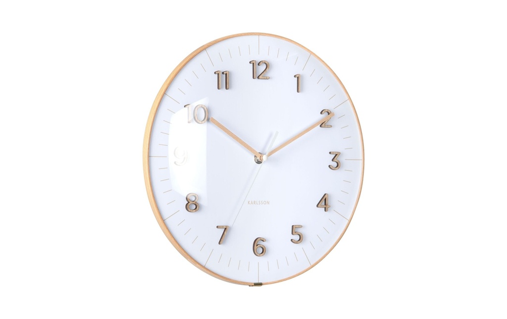 KARLSSON Horloge murale Esencia Dome 30 cm, blanc