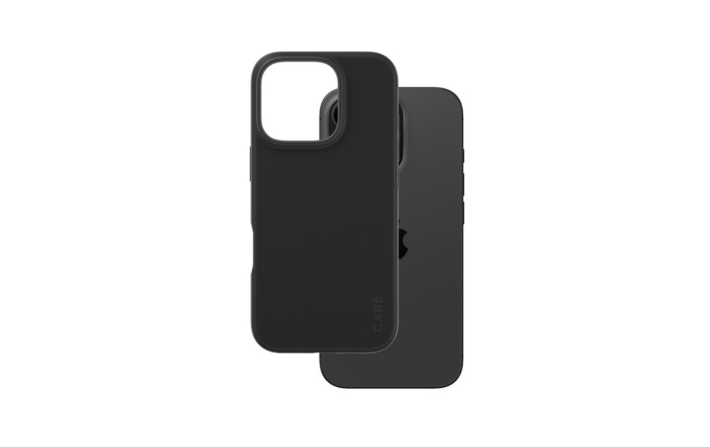 CARE Coque arrière Fashionable Case pour iPhone 16 Pro Noir