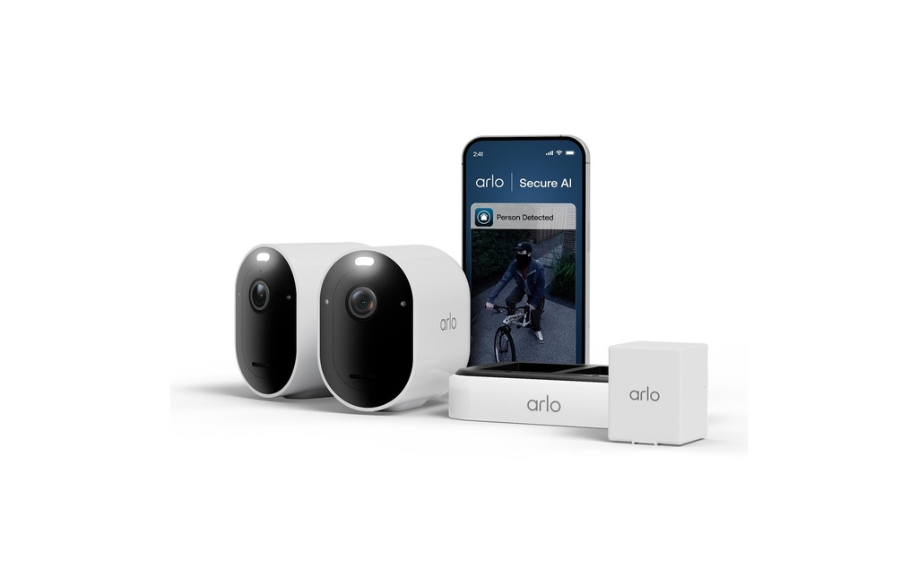 Arlo Kits de surveillance Pro 6 2K Set de 2 pièces Blanc