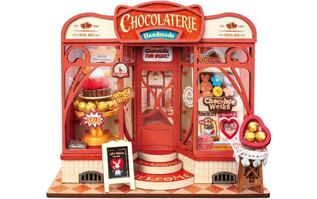 Rolife Kits de montage Boutique Sweet Chocolate 1:32 Bois