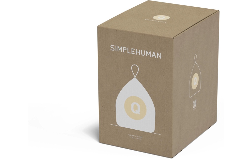 Simplehuman Sacs poubelle Code Q, 50 l, 100 pièces