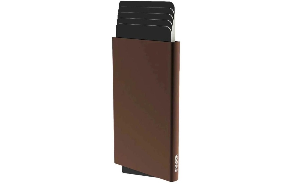 Valenta Cardprotector Alu MagSafe Plus Dark Brown