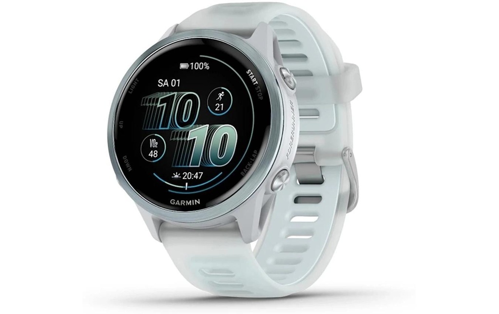 GARMIN Montre de sport Forerunner 570 42 mm Blanc pierre / Cloud Blue
