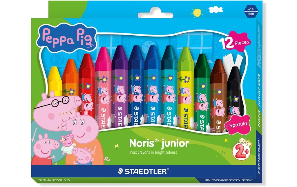 STAEDTLER Craie cire Noris PeppaPig 12p. (12 pces)