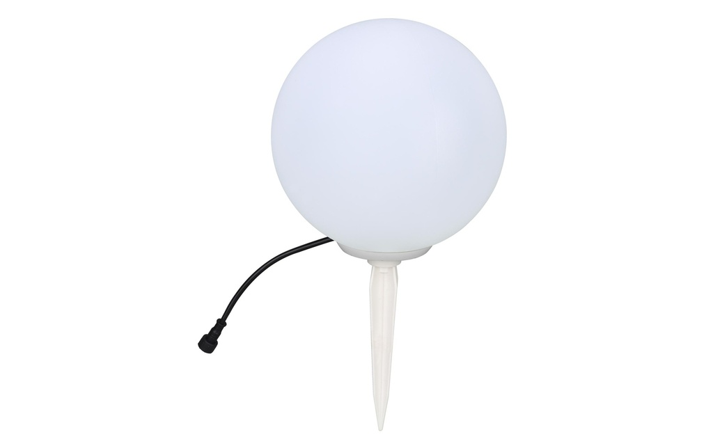 Schönenberger Éclairage de jardin Boule ø 20 cm, 2.8W, 3000 K, blanc-opale