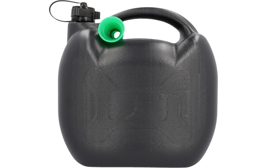 cartrend Bidon d’essence 10 L, plastique, noir