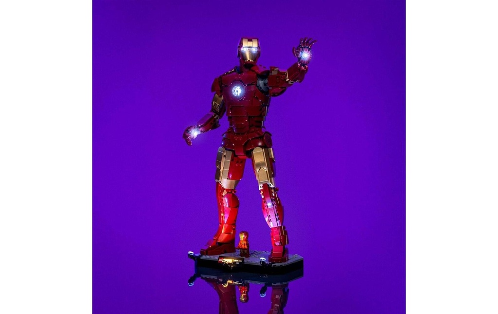 Light My Bricks Lumières-LED pour LEGO® Iron Man Mark 3 Edition Collector