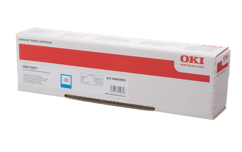 OKI Oki toner 44643003 cyan