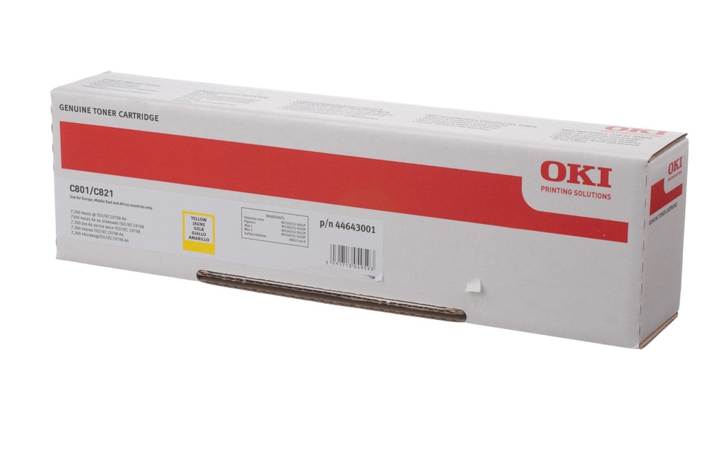 OKI Oki toner 44643001 yellow