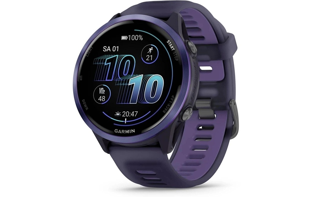 GARMIN Montre de sport Forerunner 570 47 mm Violet impérial / Indigo