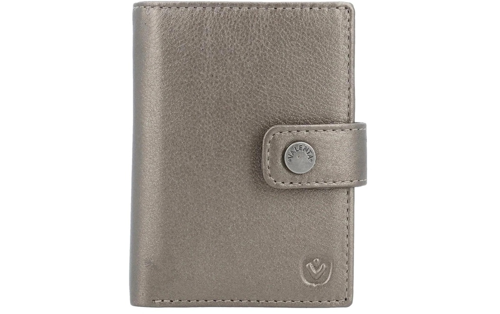 Valenta Card Wallet Leather MagSafe Luxe Metallic Bronze