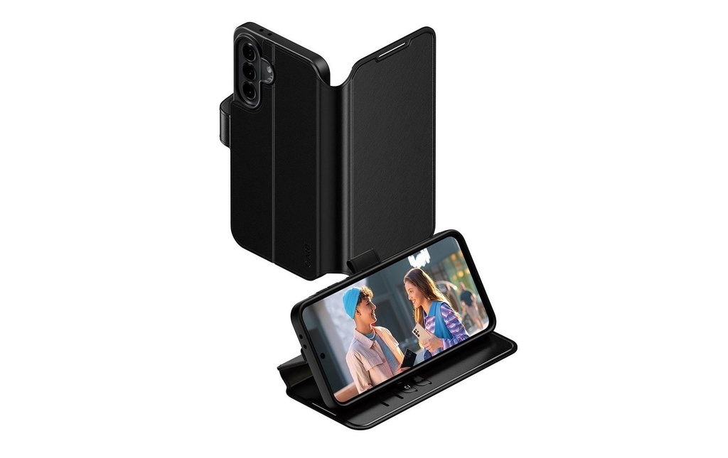 CARE Etui portefeuille avec kickstand noir Samsung Galaxy A37 5G