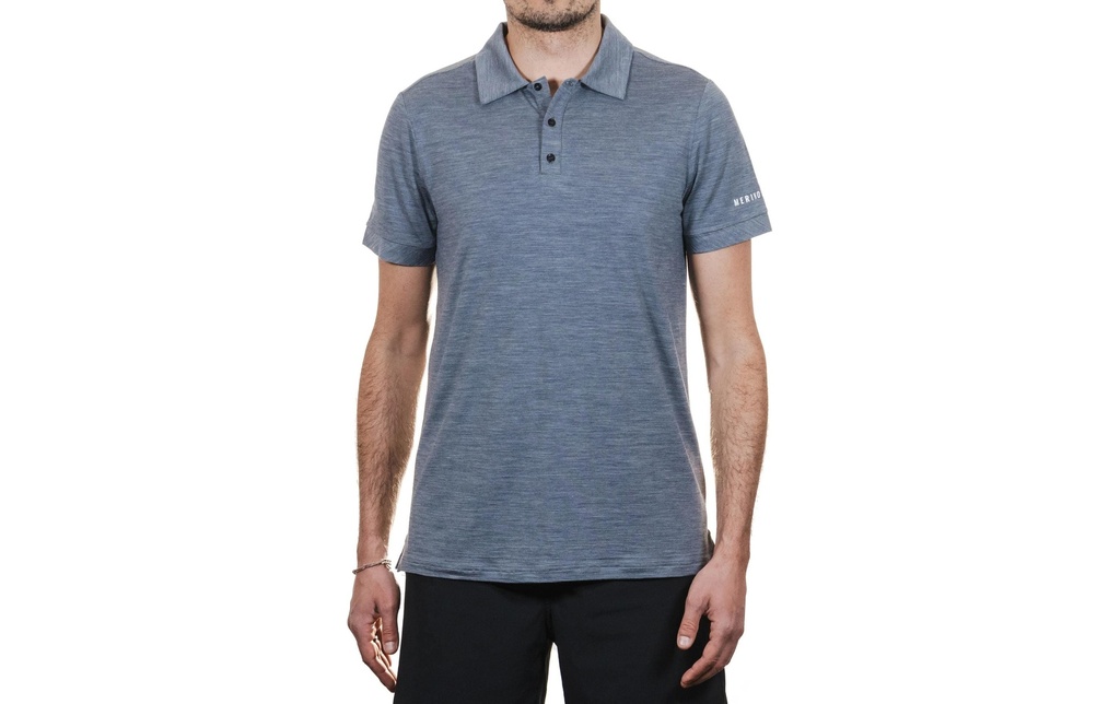 Merino & More Camicia a maniche corte Polo M, Gris
