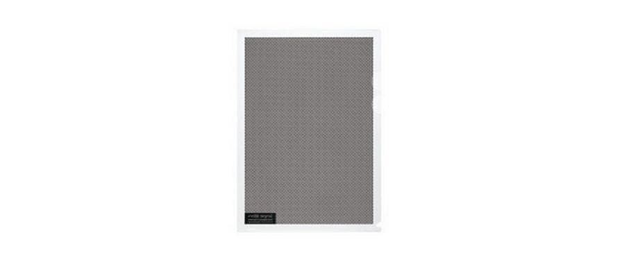 Büromaterial PLUS Pochette transparente pour la protection des données A4, 5 pièces Gris