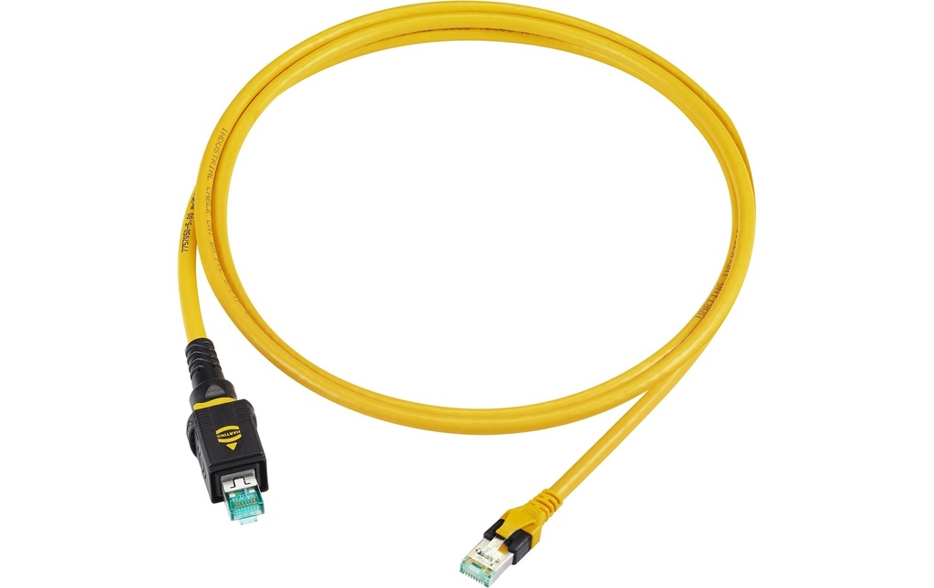 Hanwha Vision Câble de raccordement SPP-C00402EP Jaune 1